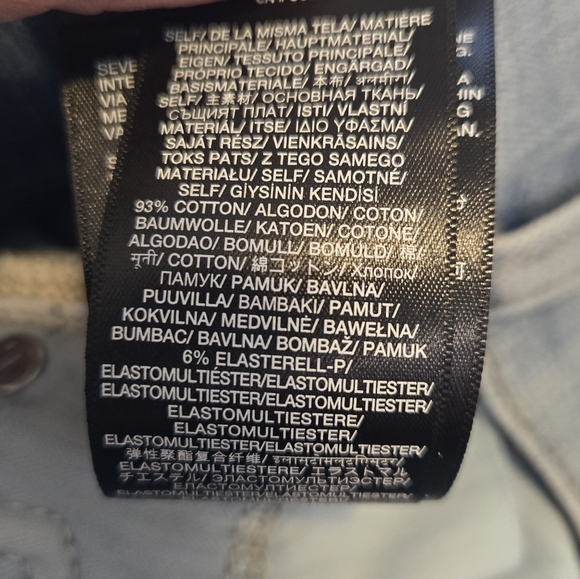 7 For All Mankind Womens High Waist Denim Jeans Sz 27 Slim Kick Light Blue - Picture 14 of 14